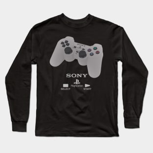 PlayStation Controller Semi-Simplistic Dark Long Sleeve T-Shirt